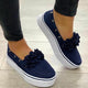 2019 Casual Flat Plus Size Women Sneakers Ladies Suede Bow Tie Slip On Shallow Comfort Vulcanized Shoes Female Flats Footwear