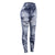 2019 New Women Printed Imitation Jeans Fashion Sexy Elastic High Waist Leggings