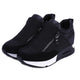 2019 Running Hiking Thick Bottom Platform Wedges Shoes Woman sports Sneakers Spring Autumn Fashion Ladies black students shoes
