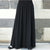 2019 Women Long Maxi Pleated Skirt High Waist Elascity Casual Party Skirt Solid Color plus size Loose long skirts for women #626