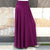 2019 Women Long Maxi Pleated Skirt High Waist Elascity Casual Party Skirt Solid Color plus size Loose long skirts for women #626