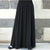 2019 Women Long Maxi Pleated Skirt High Waist Elascity Casual Party Skirt Solid Color plus size Loose long skirts for women #626