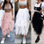 2019 Women Long Skirt High Waist Gauze Princess Women Beach Dance Tutu Skirts Jupe Femme Tulle Skirt Party Puffy Skirts d1