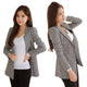 *2019 Women Plaid Blazers and Jackets Suit Ladies Long Sleeve Work Wear Blazer Plus Size Casual Female Outerwear Wear Work Coat*