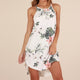 2019 Women Summer Boho Floral Print Short Mini Dress Evening Party Beach Dress Women Leisure Sundress Vestido Dress For Women