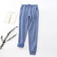 2020 Autumn Drawstring Elastic Waist Sweatpants Women Thin Sports Pants Streetwear Casual Soft Solid Joggers Pantalones De Mujer