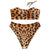 2020 Bikini Set Swimwear Women Avocado Print Tube up Two Pieces Bikini Push-Up Swimsuit Beachwear Backless Biquini Beach Bathing