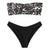 2020 Bikini Set Swimwear Women Avocado Print Tube up Two Pieces Bikini Push-Up Swimsuit Beachwear Backless Biquini Beach Bathing