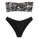 2020 Bikini Set Swimwear Women Avocado Print Tube up Two Pieces Bikini Push-Up Swimsuit Beachwear Backless Biquini Beach Bathing