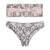 2020 Bikini Set Swimwear Women Avocado Print Tube up Two Pieces Bikini Push-Up Swimsuit Beachwear Backless Biquini Beach Bathing