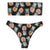 2020 Bikini Set Swimwear Women Avocado Print Tube up Two Pieces Bikini Push-Up Swimsuit Beachwear Backless Biquini Beach Bathing