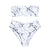 2020 Bikini Set Swimwear Women Avocado Print Tube up Two Pieces Bikini Push-Up Swimsuit Beachwear Backless Biquini Beach Bathing