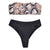 2020 Bikini Set Swimwear Women Avocado Print Tube up Two Pieces Bikini Push-Up Swimsuit Beachwear Backless Biquini Beach Bathing