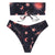2020 Bikini Set Swimwear Women Avocado Print Tube up Two Pieces Bikini Push-Up Swimsuit Beachwear Backless Biquini Beach Bathing