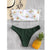 2020 Bikini Set Swimwear Women Avocado Print Tube up Two Pieces Bikini Push-Up Swimsuit Beachwear Backless Biquini Beach Bathing