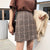 2020 Casual Skirt Women's High Waist Straight Plaid Skirt Woolen Short Skirt