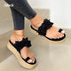 2020 Hot Sales Woman Sandals Platform Flower Slippers Casual Beach Flip Flops Sandals Women Summer Sexy High Heel Sandal ladies