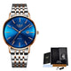 2020 LIGE Luxury Ladies Women Watch Waterproof Rose Gold Steel Strap Women Wristwatch Top Brand Bracelet Clocks Relogio Feminino