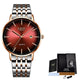 2020 LIGE Luxury Ladies Women Watch Waterproof Rose Gold Steel Strap Women Wristwatch Top Brand Bracelet Clocks Relogio Feminino