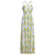 2020 Multicolor Tropical Jungle Leaf Boho Long Dress Sling Cross Back Women V neck Party Night Elegant Sexy Maxi Summer Dresses