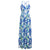 2020 Multicolor Tropical Jungle Leaf Boho Long Dress Sling Cross Back Women V neck Party Night Elegant Sexy Maxi Summer Dresses