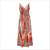 2020 Multicolor Tropical Jungle Leaf Boho Long Dress Sling Cross Back Women V neck Party Night Elegant Sexy Maxi Summer Dresses