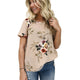 2020 Summer Casual Stylish Women Casual Floral Print Short Sleeve Chiffon Shirts O-Neck Tops Fashion S M L XL XXL XXXL!