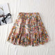 2020 Summer Skirt Fashion Retro Beach Printed Chiffon Skirt Bohemia Skirt