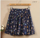 2020 Summer Skirt Fashion Retro Beach Printed Chiffon Skirt Bohemia Skirt