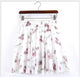 2020 Summer Skirt Fashion Retro Beach Printed Chiffon Skirt Bohemia Skirt