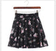 2020 Summer Skirt Fashion Retro Beach Printed Chiffon Skirt Bohemia Skirt