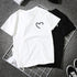 2020 Summer Women T-shirt Girls Harajuku Love Print Top TShirt Short Sleeve O Neck Couples Lovers Cotton white tshirt camiseta