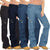 2020 Women Destoryed Flare Jeans Boyfriend Jeans Button Wide Leg Denim Cargo Pants Combat Jean Wide Leg Female Pant Ladies