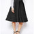+ 2020 Women High Waist Solid Color Skirt Autumn Pleated Swing Knee-Length Skirts Red Pink Black Fashion Stretch Skirt 1 Piece