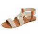 2020 Women Low Heel Anti Skidding Beach wimen's shoes woman Cross Strap Sandals Peep-toe Sandals  #YL5