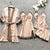 2020 Women Pajamas Sets Satin Sleepwear Silk 4 Pieces Nightwear Pyjama Spaghetti Strap Lace Sleep Lounge Pijama With Chest Pads
