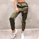 2020 Women Summer Big Pocket Satin Highlight Harem Pants Women Glossy  Ribbon Trousers  Harajuku Joggers Women's Loose Pants