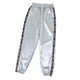 2020 Women Summer Big Pocket Satin Highlight Harem Pants Women Glossy  Ribbon Trousers  Harajuku Joggers Women's Loose Pants
