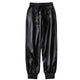 2020 Women Summer Big Pocket Satin Highlight Harem Pants Women Glossy  Ribbon Trousers  Harajuku Joggers Women's Loose Pants
