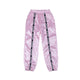 2020 Women Summer Big Pocket Satin Highlight Harem Pants Women Glossy  Ribbon Trousers  Harajuku Joggers Women's Loose Pants
