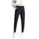 2020 simple Lady Mid Waist Casual Pants for women ladies Sports Skinny Stripe Splice Trousers Thin Pants pocket Striped Pants
