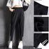 2020 simple Lady Mid Waist Casual Pants for women ladies Sports Skinny Stripe Splice Trousers Thin Pants pocket Striped Pants