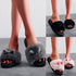 25# Women Slippers Fashion Indoor Rabbit Ear Women Slip-on Open Toe Flat Warm Winter Slipper Shoes Flip Flops Sandalias Mujer