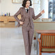 3 Piece Set High-quality Women Formal Pant Suit Blazer Suit Office Lady Uniform Designs Business Jacket and Pant for Work Wear