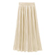 #35 summer skirt winter Vintage Casual High Waist Long Solid Fashion Daily Pleated Skirt japanese streetwear steampunk skirt