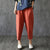 3XL 4XL Women Plus Size Pants 2020 Summer Solid Loose Harem Pants Woman Clothes Casual Mid Waist Ankle-Length Women Trousers
