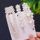 5 Pieces Pearl Hairpin Women's Fashion Soft Pearl Hairpin Hair Stick Girl Hair Clip Hair Clip Set Hair Accessories Jewellery