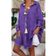 5XL Plus Size Tops Cotton Linen Shirt Women Long Sleeve White Tunic Cardigan Casual Loose Button Turn Down Collar Blouses Shirts