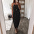 6 Colors Women Dress Summer Spaghetti Strap Solid  Loose Straps Elegant Holiday Casual Party Leisure Off Shoulder Beach Dress