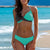 7 Colors Womens Padded Push-up Bra Tankini Bikini Set 2019 Swimsuit Low Waist Bathing Suit Swimwear Two Pieces Halter Beachwear
